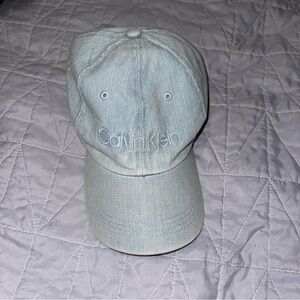 Calvin Klein denim wash hat